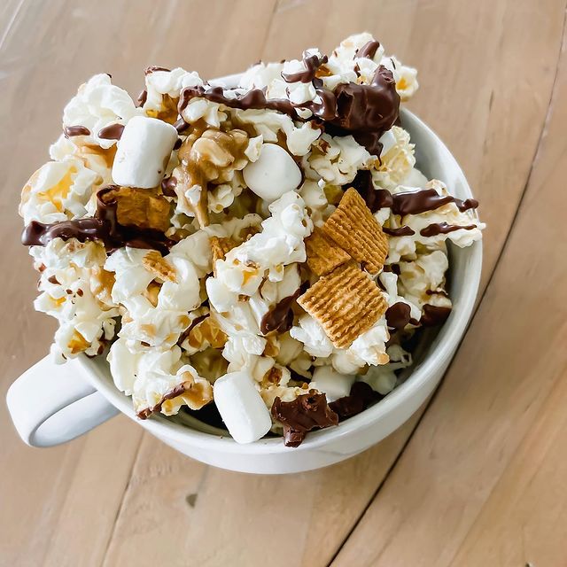 S’more Caramel Popcorn