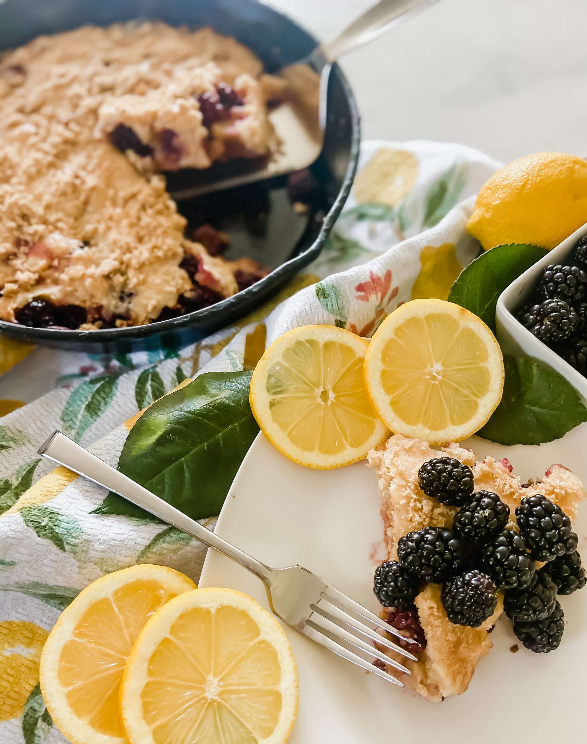 Blackberry Picnic Cobbler