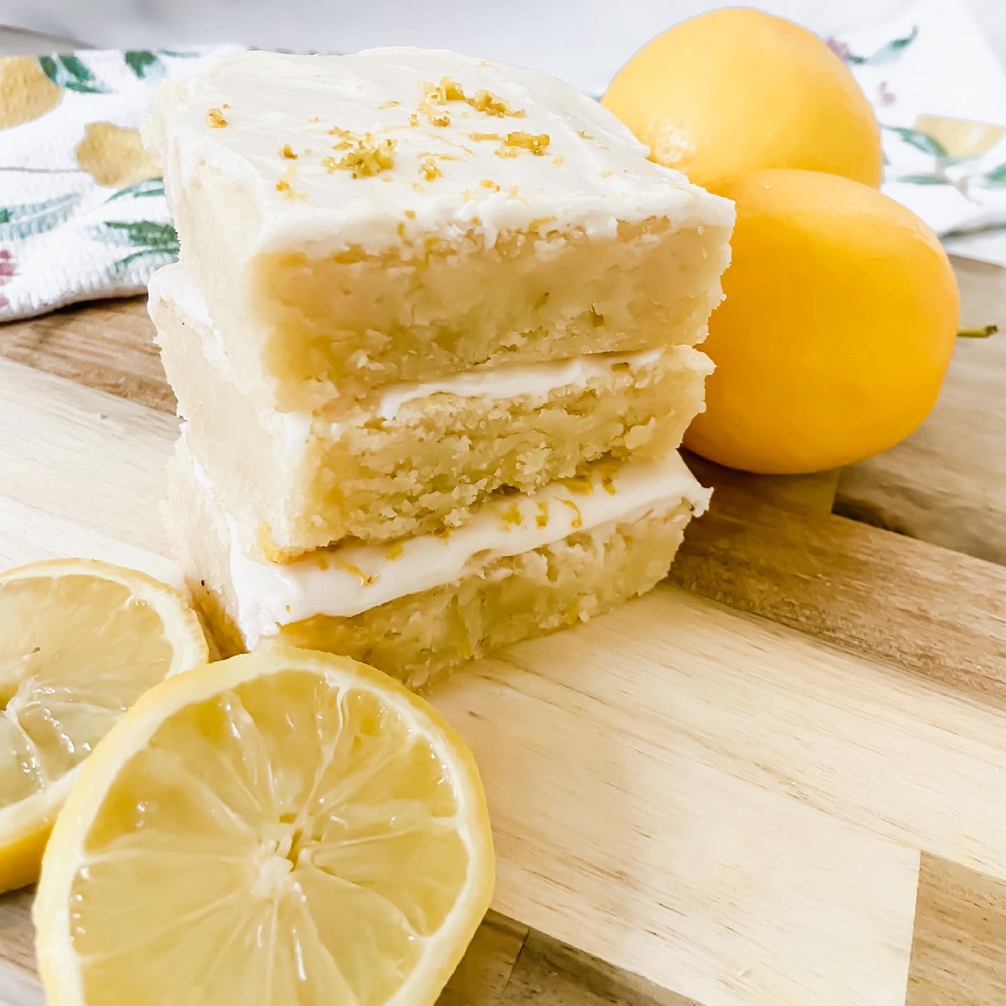 Southern Triple Lemon Brownies
