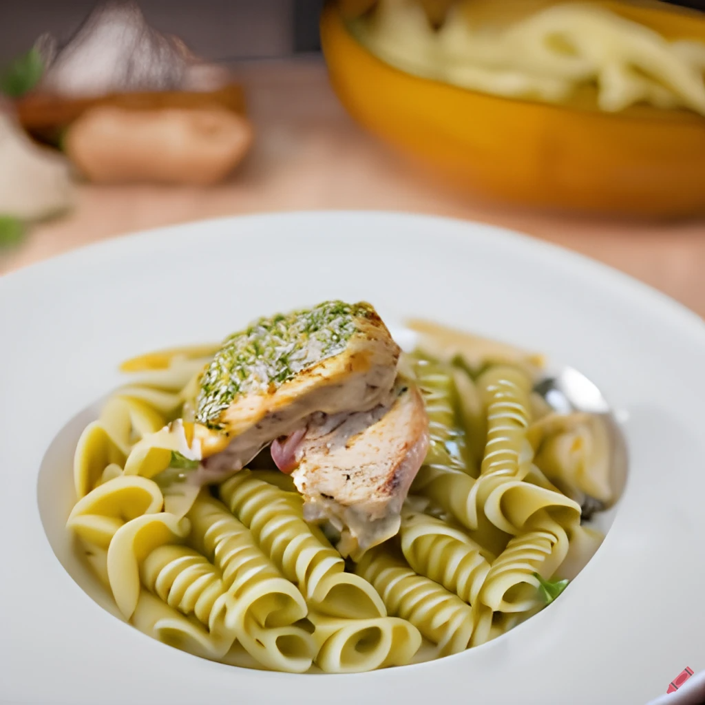 Creamy Pesto Chicken Pasta