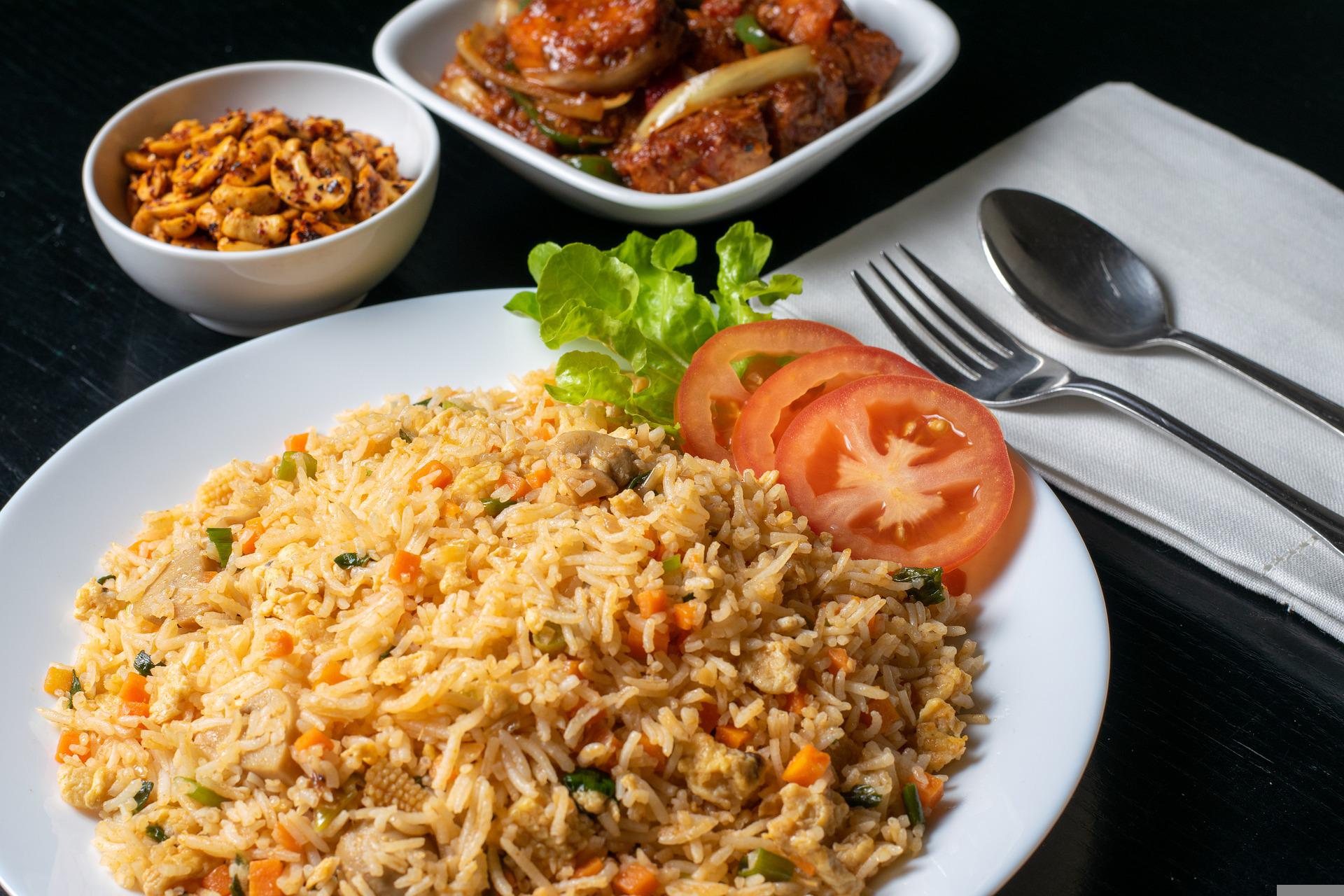 Crockpot Chicken Teriyaki With Fried Brown Rice