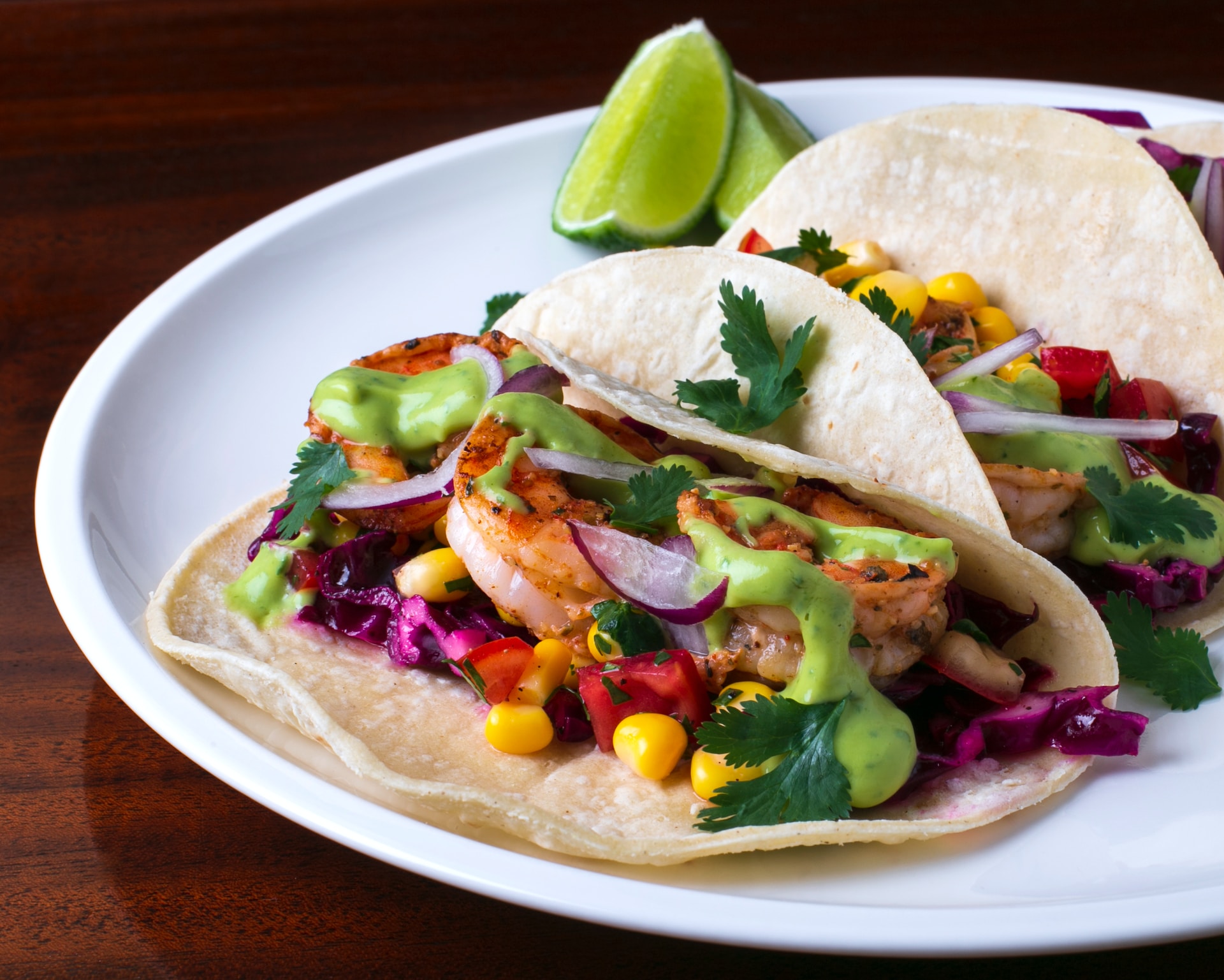 Grilled Shrimp Tacos with Avocado Salsa